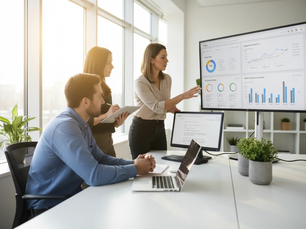 Équipe Waoo Agency travaillant sur une stratégie de référencement naturel pour une entreprise de Thionville en Moselle