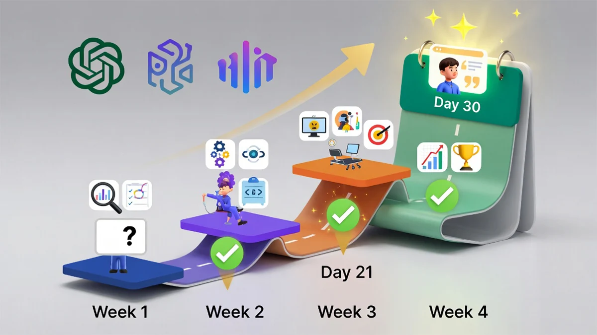 Comment Débuter en LLMO en 30 Jours